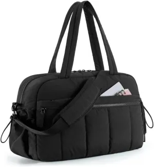 Travel Duffel Bag Gym Bag for Women with Wet Pocket Carry on Weekender Bags Waterproof Hand Luggage Airport Cabin Bag(1)