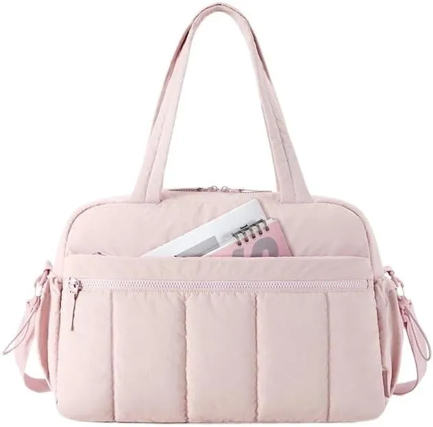 Travel Duffel Bag Gym Bag for Women with Wet Pocket Carry on Weekender Bags Waterproof Hand Luggage Airport Cabin Bag(1)